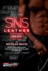 Sins-Leather-Party european snow pride 2026